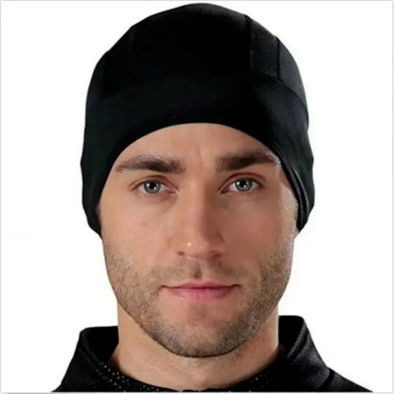 Motorcycle Helmet Inner Cap Hat Quick Dry Breathable Hat Racing Cap Under Helmet Beanie Cap Motocross Motor Helmet Hat 4