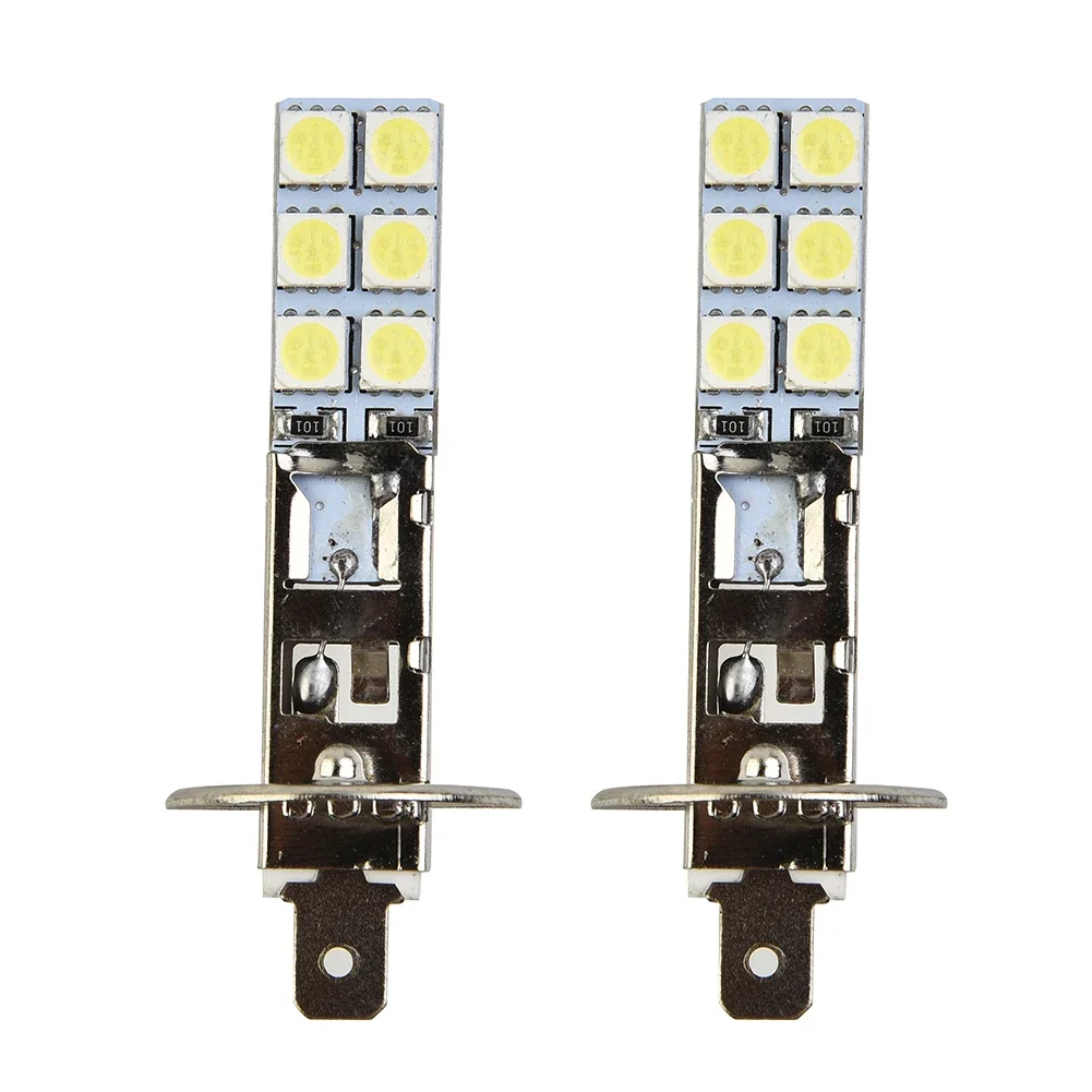 LED Lights LED Bulbs LED Headlights LED Car Lights LED Car Headlights Car Headlamps 2PC H1 6000K 55W LED Headlight Bulbs Kit Fog Driving Light Lamp Replacement Parts Auto Diode Fog Lamps