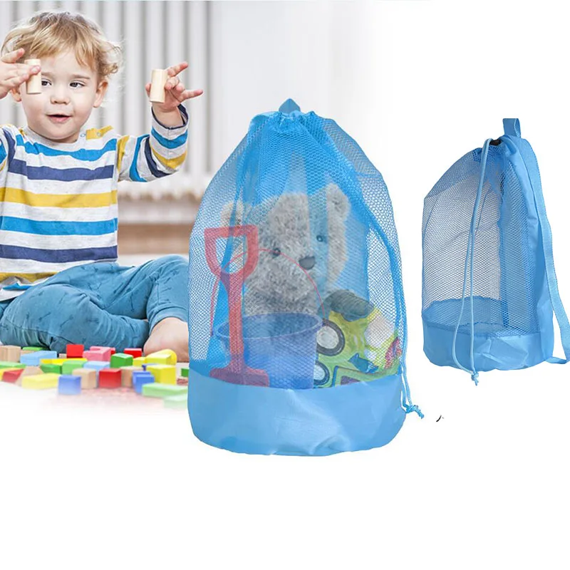 Light Weight Beach Bag Travel Black Student Bags Backpack New Fashion Transparent Backpacks Mesh Backpack for Boys and Girls 1