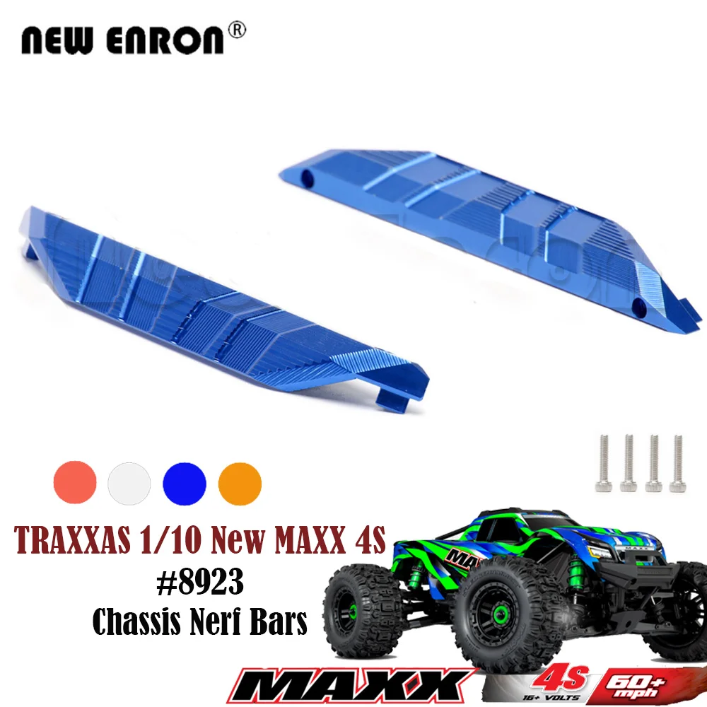 TRAXXAS MAXX 4S 1/10 WIDEMAXX V2 GPM ALLOY CNC CHASSIS NERF BAR TRX8923