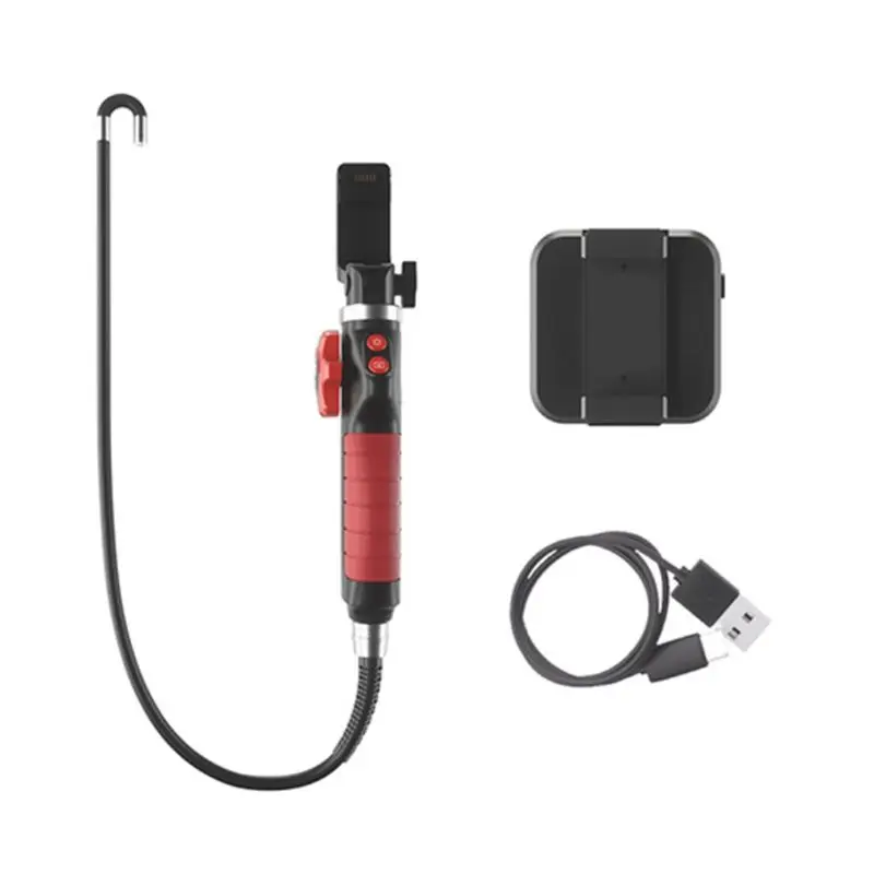ABHX-2MP 1080P WIFI USB 2방향 조절 가능 180도 회전 스티어링 산업용 블랙 내시경 검사 현미경 카메라