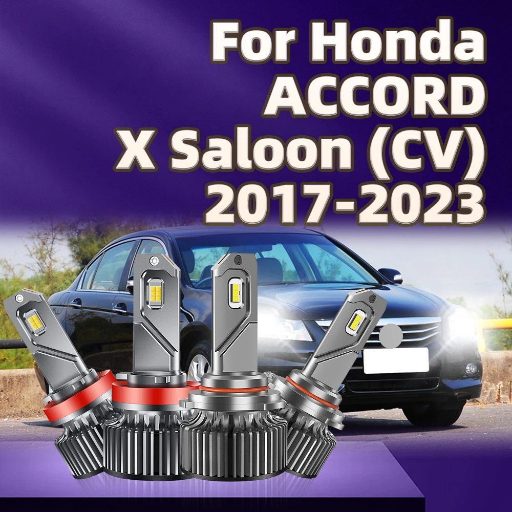 

6000K Led Lamp Car H11 HB3 Headlight 50000LM Super Bright Bulb For Honda ACCORD X Saloon (CV) 2017 2018 2019 2020 2021 2022 2023
