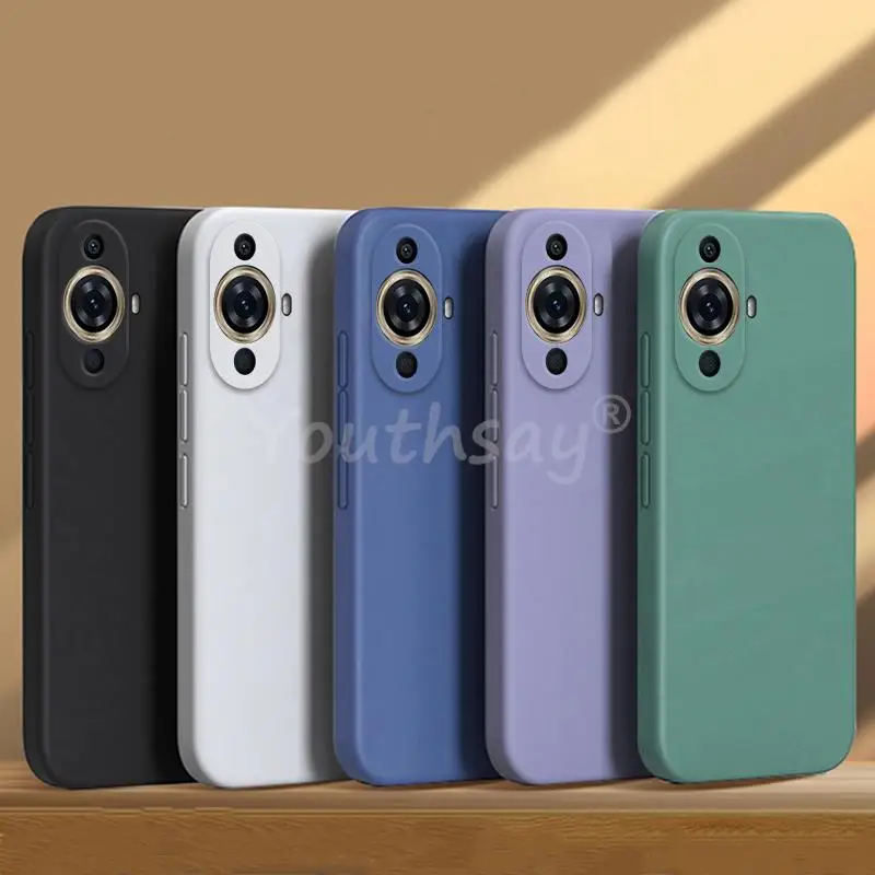 Silicone Liquid Phone Case - Plain Rubber TPU Protector Cover