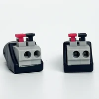 4/10/40 Pcs RCA Male to Terminal Block RCA Female to Terminal, Solderless Crimp AV Audio Video Connector for Speaker Home Theate 4