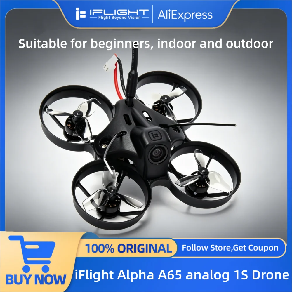 iFlight Alpha A65 Analog 1S TinyWhoop Drone BNF with BLITZ F411 Mini Quadcopter