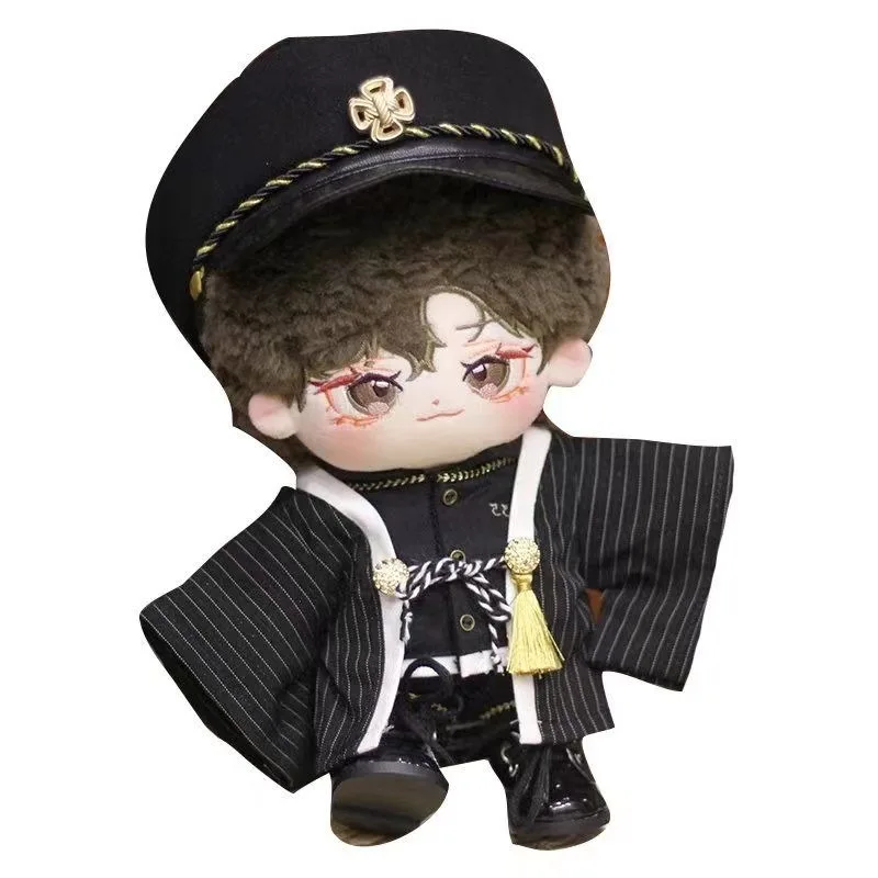 Handmade Limited 3pc 20cm Doll Clothes School Uniforms Japanese Style Teenagers Hat Shirt Coat Pants Doll Outfits Gift 5