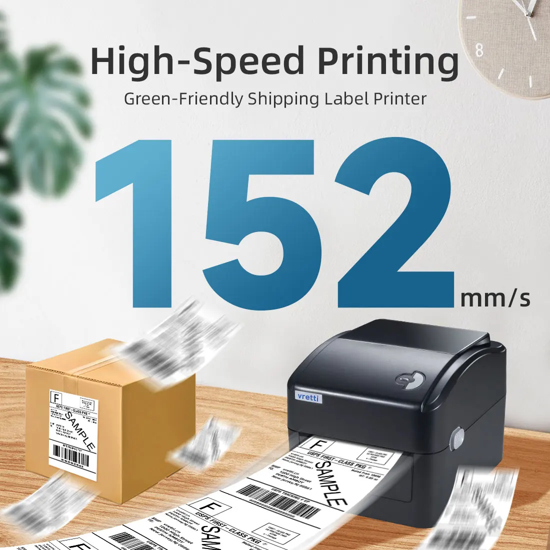 Vretti 420B USB Direct Thermal Label Printer Express Supermarket