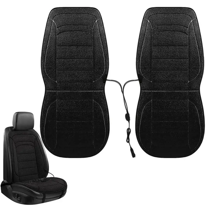 

Car Heated Seat Cover Warm Car Seat Cushion Cover Heating Auto Seat Pads Cushion Cover Protector For Most Car Truck SUV Or Van