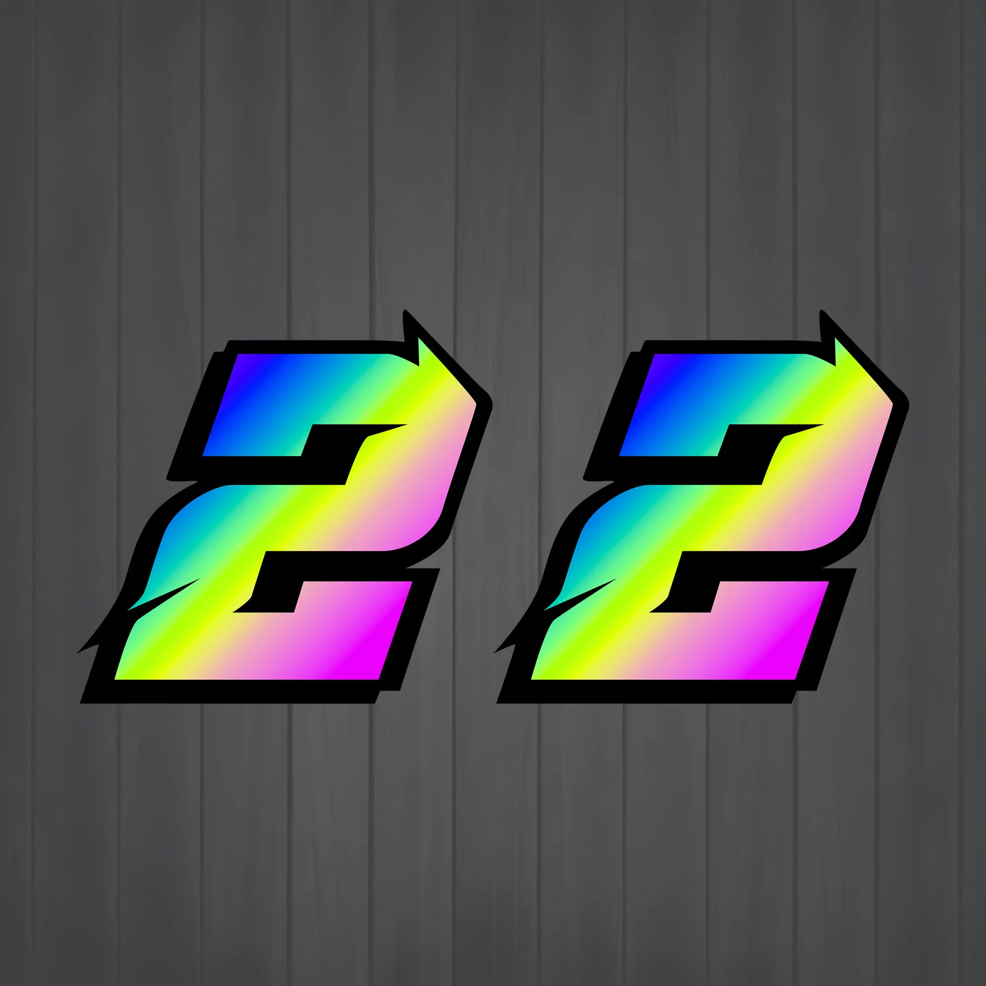 Adhesivo Personalizado Con Nombre Y Número De Carreras – Calcomanía De Bandera Personalizada Para Casco Para Automóvil, Bicicleta, Motocicleta, Motocross, Casco Duro, Laptop, Botella De Agua, Vaso
