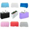 Rectangle Tulle Table Cover Waterproof Table Skirt Disposable Tablecloth for Birthday Party Supplies Wedding Decoration 1