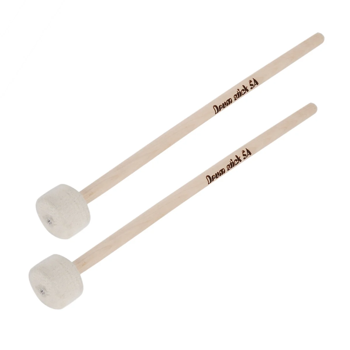 1 Paio Di Bacchette Per Batteria In Feltro Con Testa A Martello Timpani Stick Big Drum Hammer Timpani Mallet Per Strumento A Percussione