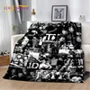 3D One-Direction Rock 1D Combinatio HD Soft Flannel Blankets,Throw Blanket Comfortable Blanket for Picnic Beds Sofa Home Bedroom 4