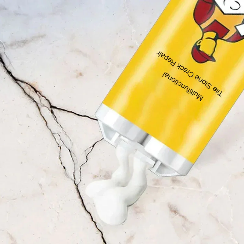 85g Multifunctional Tile Stone Crack Repair Kit Ceramic Floor Tiles Potholes Repair Paste Floor Cracks Traceless Repair Agent