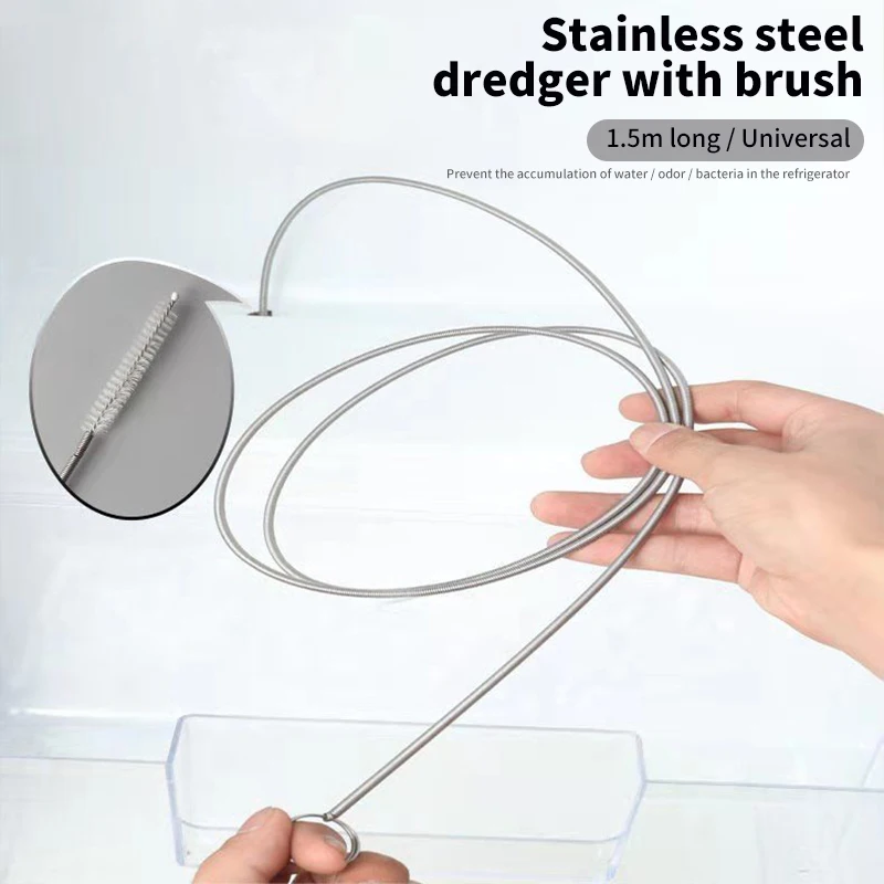 Brosse à Main,Outil De Nettoyage De Réfrigérateur,Kit De Trous De