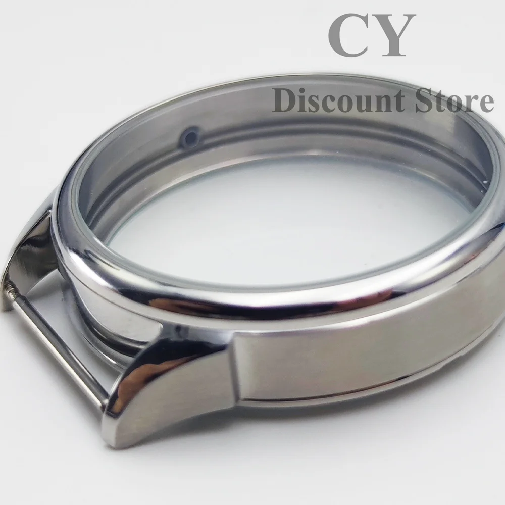 Silver Stainless Steel 42mm Watch Case