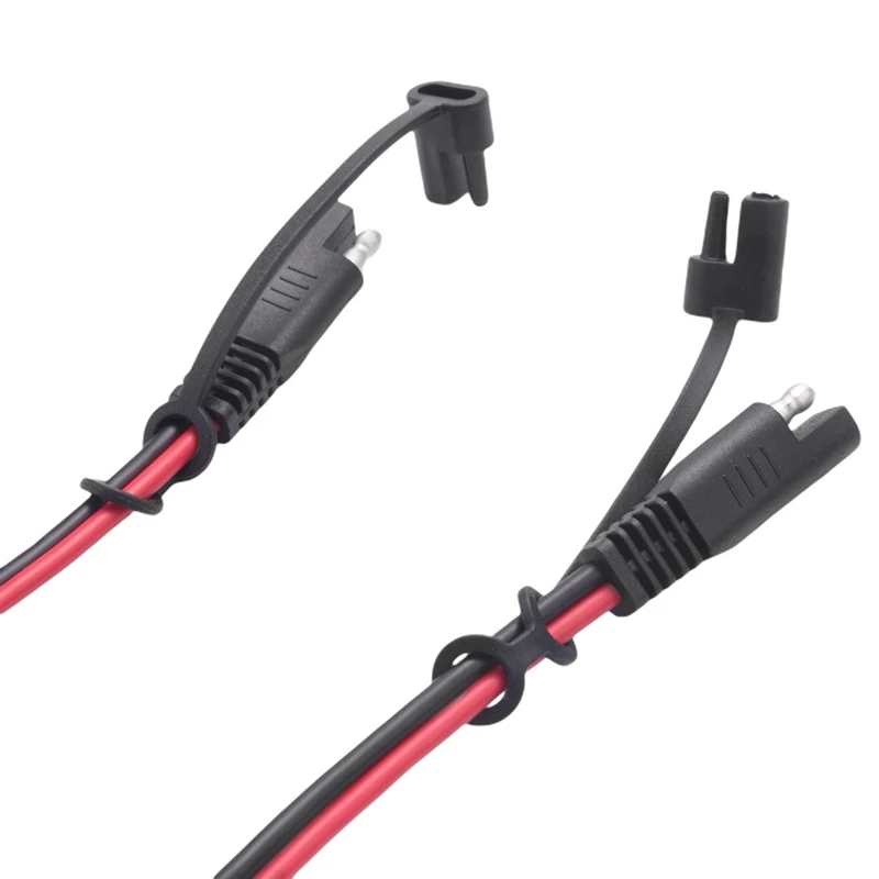 SAE to SAE 익스텐션 케이블, 빠른 연결 분리, SAE 전원 커넥터 케이블, 와이어 하네스 14AWG, 2X, 15 피트