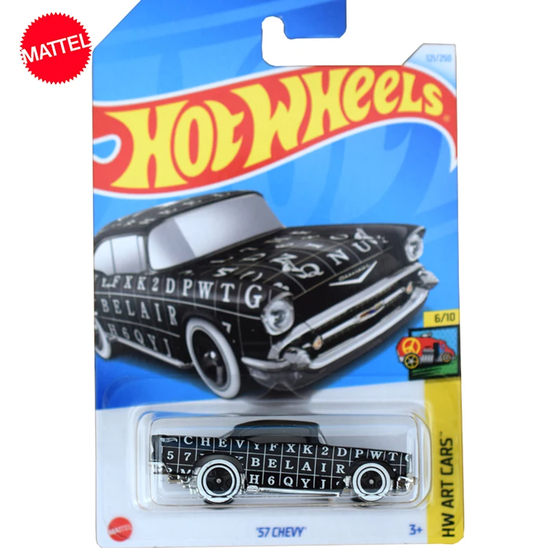 Original Mattel Hot Wheels Car 1/64 Metal Diecast 121/250 C4982 '57 Chevy Voiture Model Toys For Boys Collection Regalo Di Compleanno
