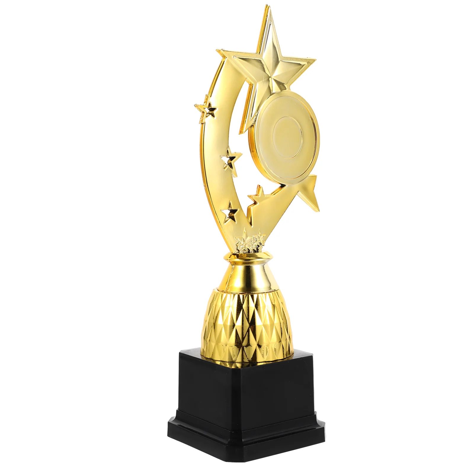 

Golden Award Trophy Model Plastic Reward Prizes Medals Sports Game Winner Souvenir Competition Cups Children Toys