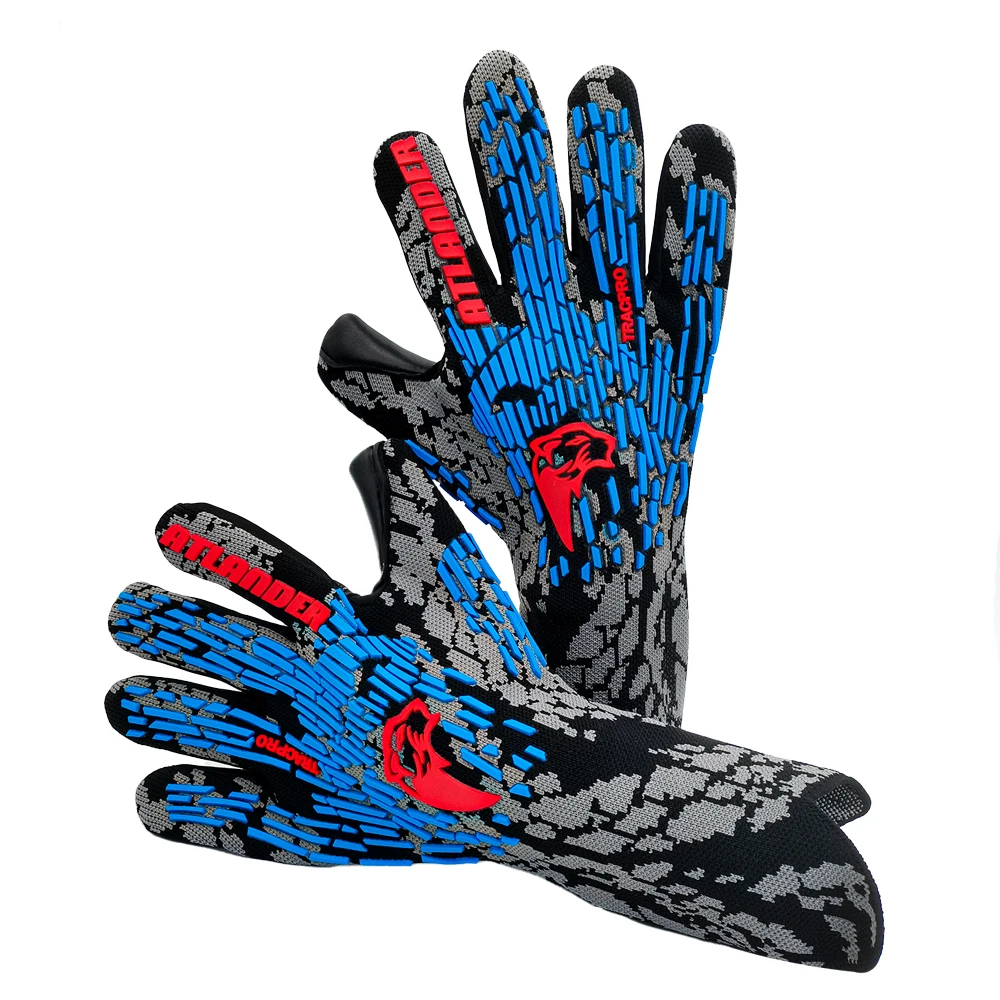 Fußballhandschuhe für Kinder und Erwachsene, Fußball-Torwart, verdicktes Latex, starker Griff, Torwarttraining, Spiel, Kinder, Handschlaufe, langlebiger Handschuh – Detail 15