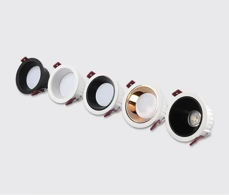 LED Downlight Dimmable Anti-glare 7W 9W 12W 15W 18W Backlight Interior Lighting AC220V 110V