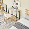 Small Foldable Computer Desk Writing Study Desk Easy Assembly Space-Saving Foldable Laptop 2