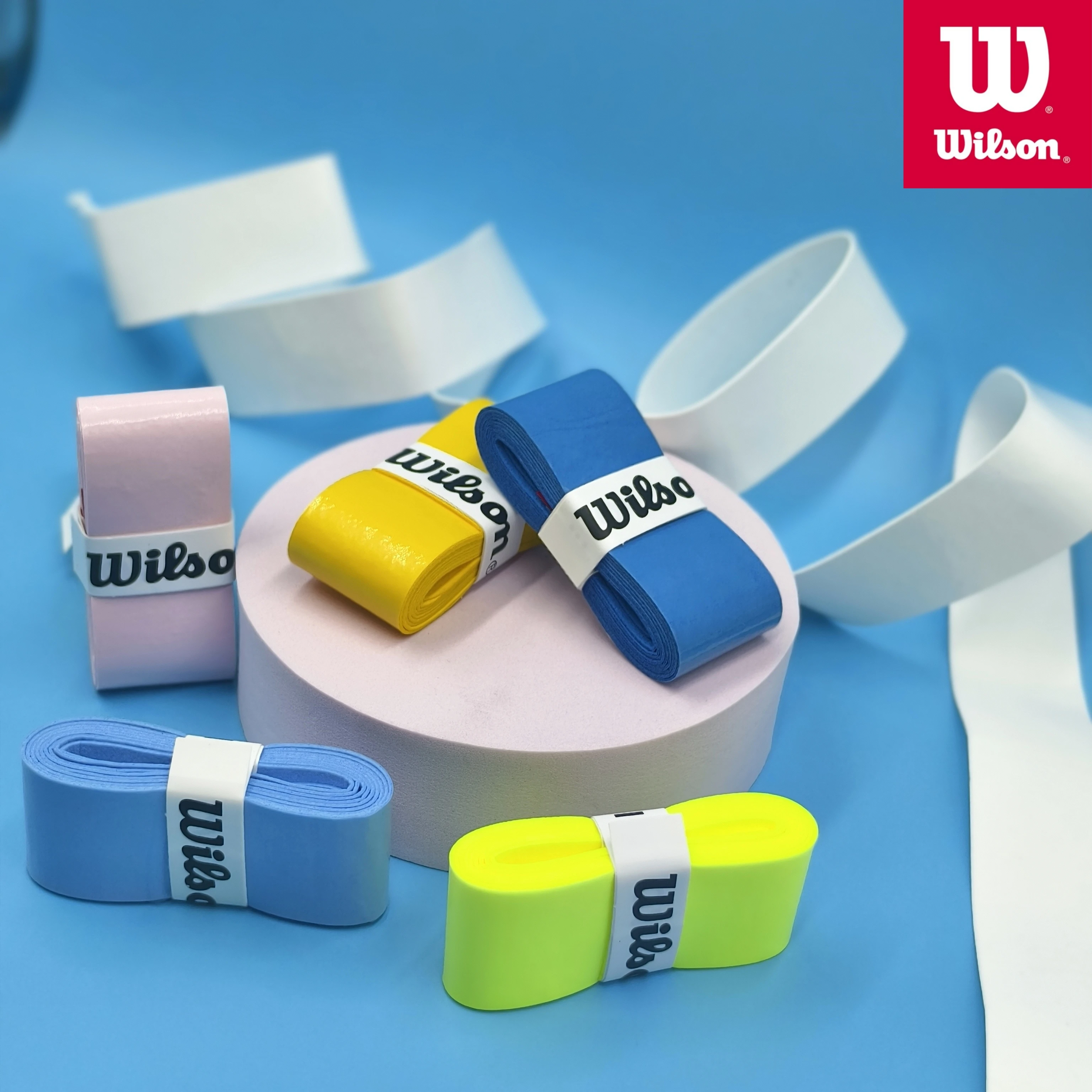 Wilson 12/24 pcs Sticky Overgrip For Padle Racket Beach Tennis Pickleball Racket Tennis Badminton