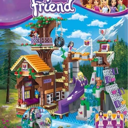 Blocs de construction pour filles, 2020, Kit de figurines, maison dans l'arbre, camping d'aventure, jouets, cadeaux pour amis, Emma 