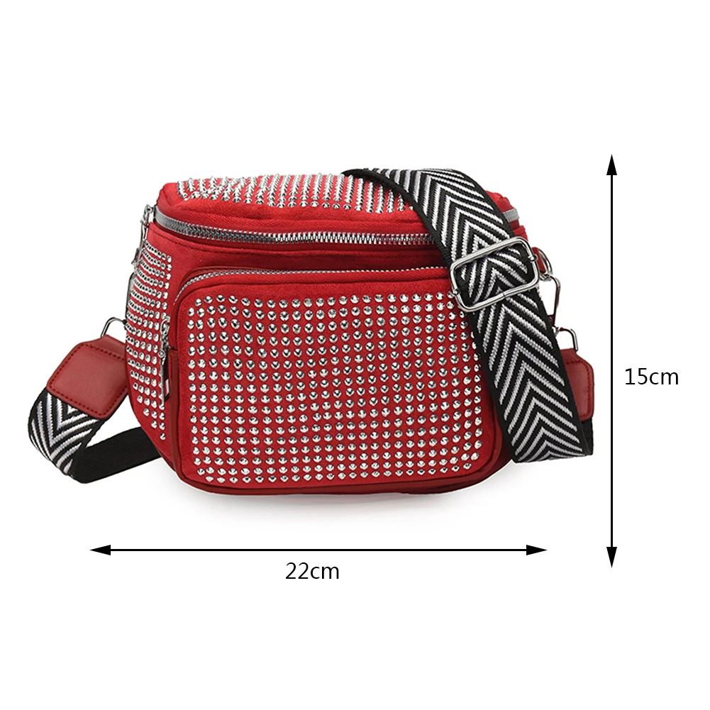 Sexy Dance Sling Bag for Women Men Checkered Waist Pack PU Leather