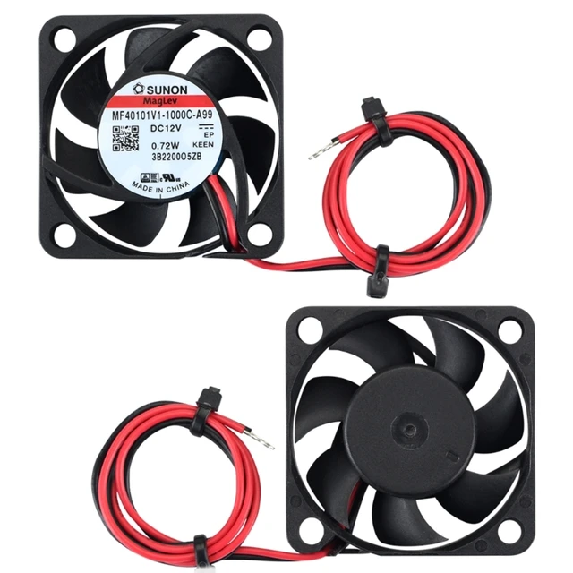 Ventola Per Raffreddamento Elettronica Ventola DC Brushless 40x40x20 Mm 4020 A 12V Con 5 Lame - Ventilatore Per Raffreddamento PC, Stampanti 3D Ventola Per PC E Stampanti 3D