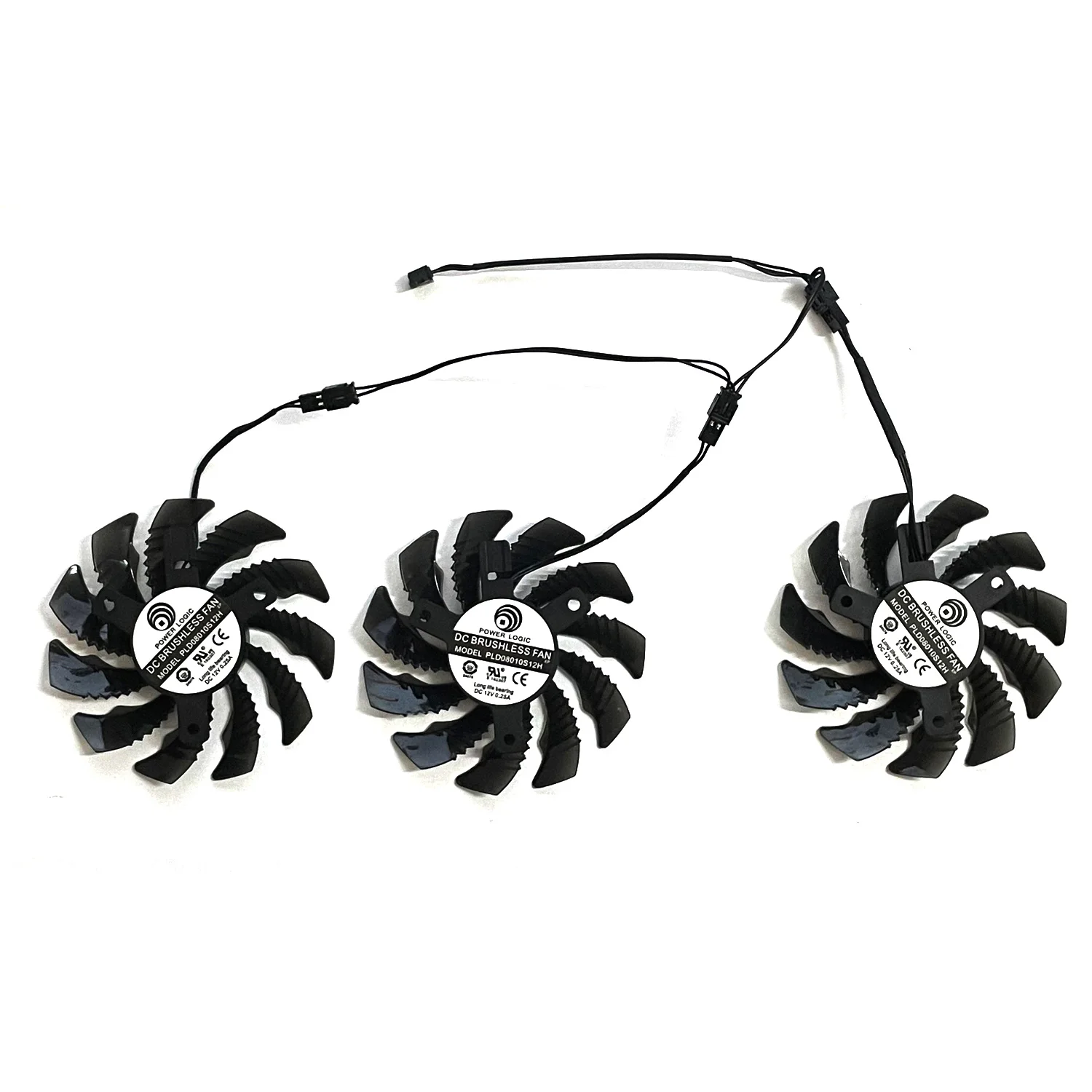 GPU Fan 3pin 75mm For Gigabyte GTX 970 Windforce G1 R9-280X GV-R928XWF3-3GD GV-R928XOC Graphics Card gpu fan