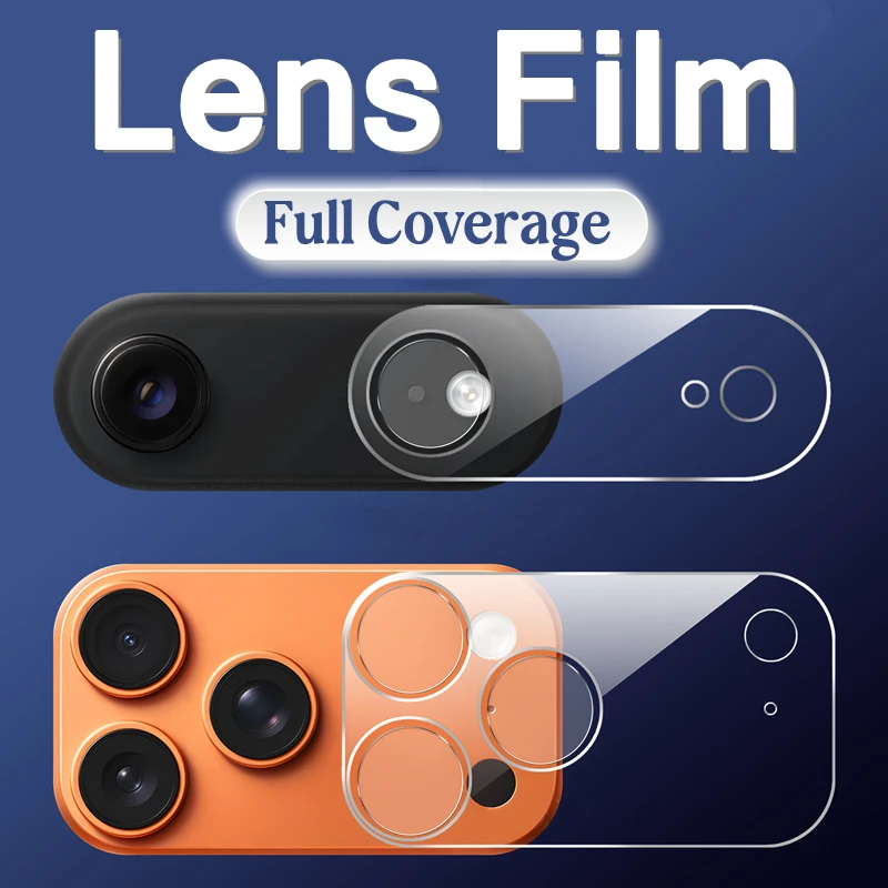 5-Piece Anti-Scratch Full Cover Camera Lens Tempered Glass Protective Film