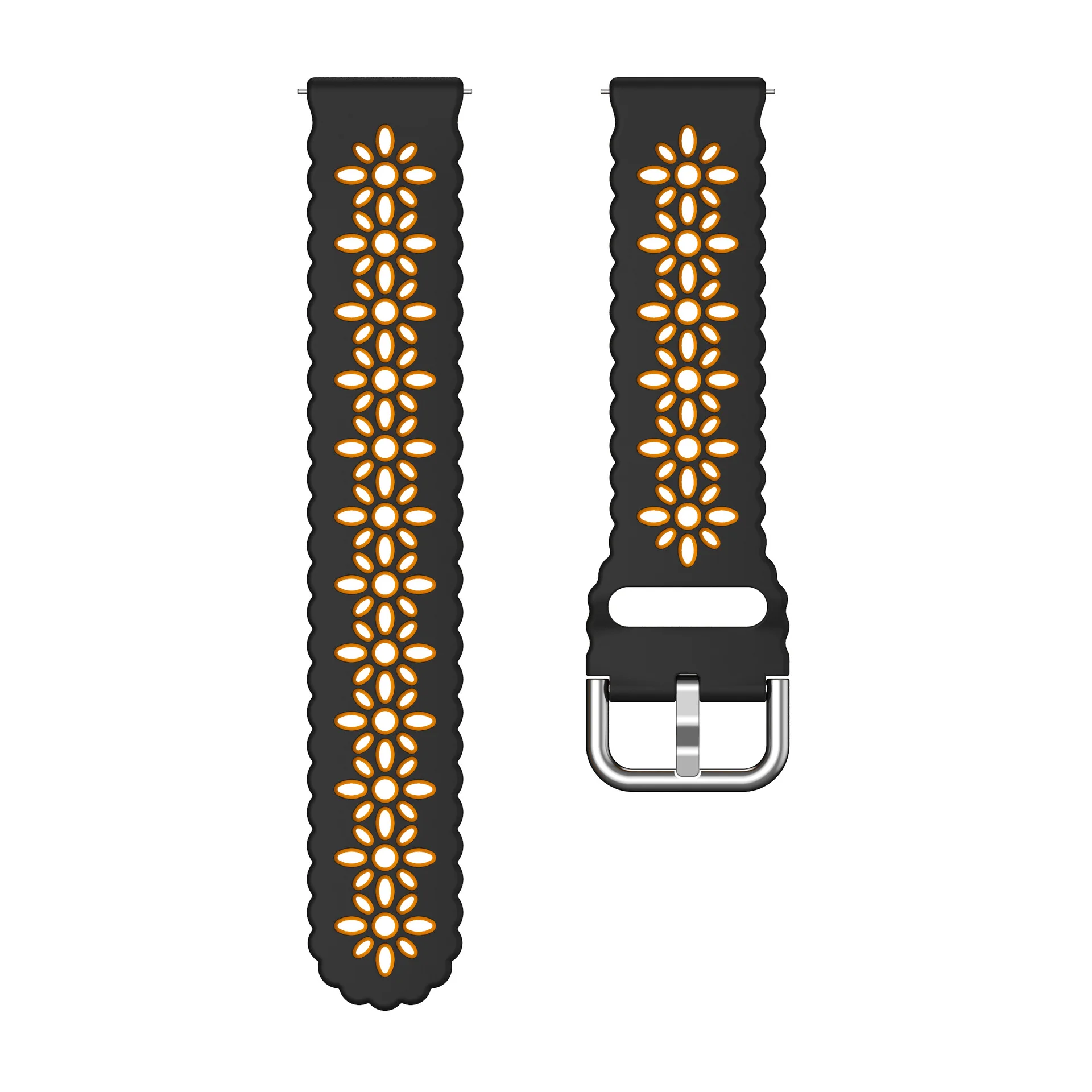 Durable Silicone Watch Band - 20mm/22mm, Multiple Colors