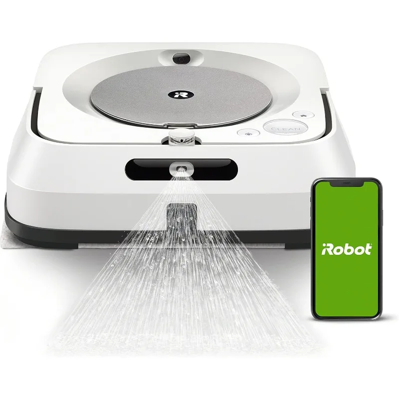

Braava Jet M6 (6110) Ultimate Robot Mop- Wi-Fi Connected, Precision Jet Spray, Smart Mapping, Works with Alexa, Ideal