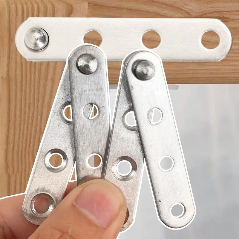 Easy Install 360° Rotating Stainless Steel Invisible Door Hinge