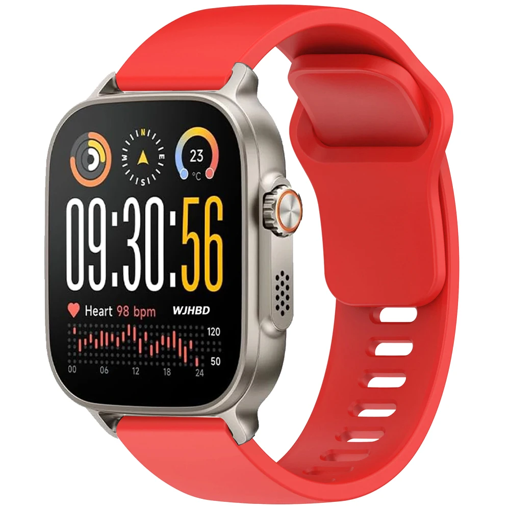 Premium Silicone Sports Bracelet - 22mm Universal Watch Band