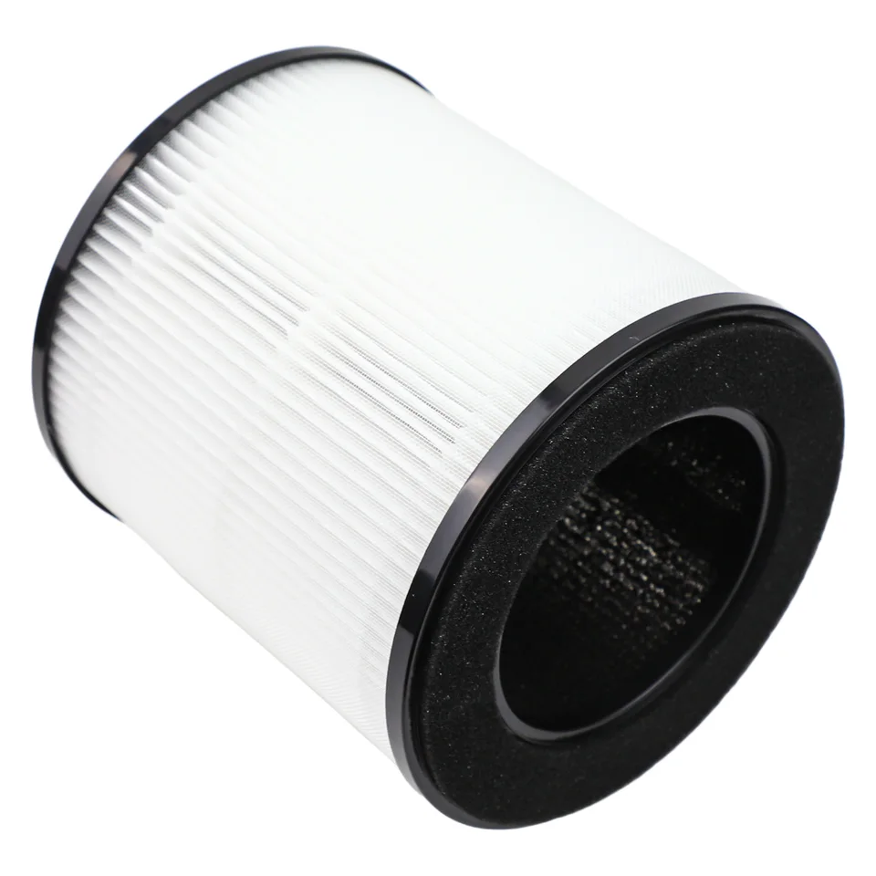 Filtre purificateur d'air à charbon actif HEPA, couches de pré-filtre H13 adaptées aux pièces de purificateur d'air MOOKA B-D02L 14.2x13.5cm  6