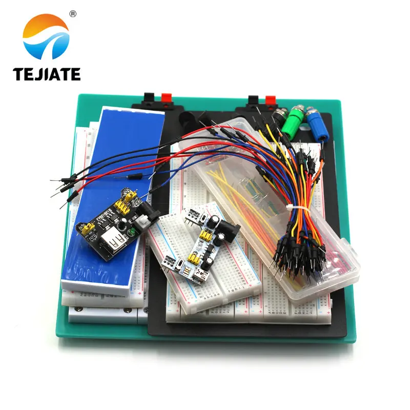 Breadboard Syb-130 Syb-170 Syb-500 Mb-102 170 400 700 760 830 840 1600 Foro Modulo Di Alimentazione 1/2 Way Jump Wire Jumpers Free Splice