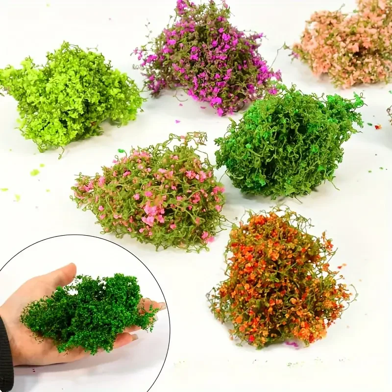 Simulation Miniature Grass Cluster Model Wall Plant Decorate Materials