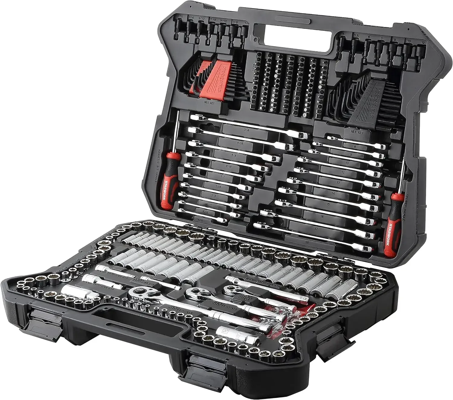 

2024 HOT TRUE MECHANIC™ 303-Piece Mechanics Tool Set and Socket Set, Professional, SAE/Metric | USA | NEW