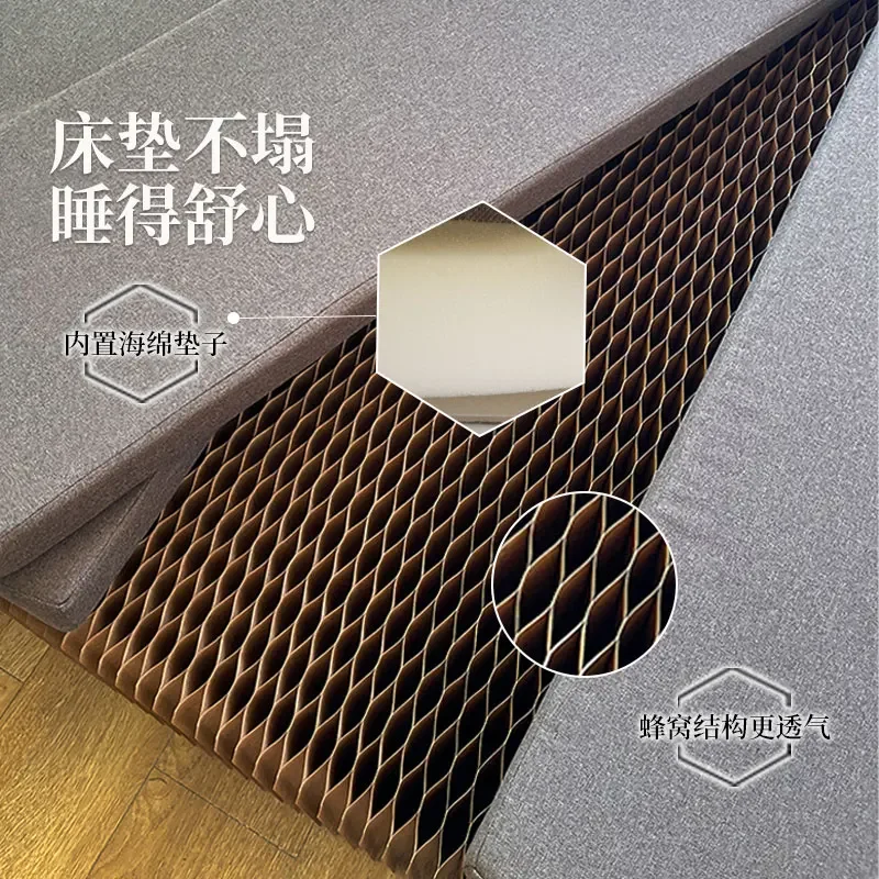 Double Space Saving Bed Living Room Modern Adults Floor Multifunctional Bed Frame Nordic Cheap Day Camas Furnitures For Bedroom