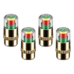Enhanced Tire Pressure Monitoring Valve Caps - 4 - Pack Car Accessory Set (4pcs)