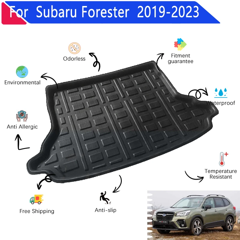 

Car Trunk Mat for Subaru Forester SK 2019 2020 2021 2022 2023 MK5 5th Rear Cargo Tray Trunk Dirty Resistant Mats Car Accessories