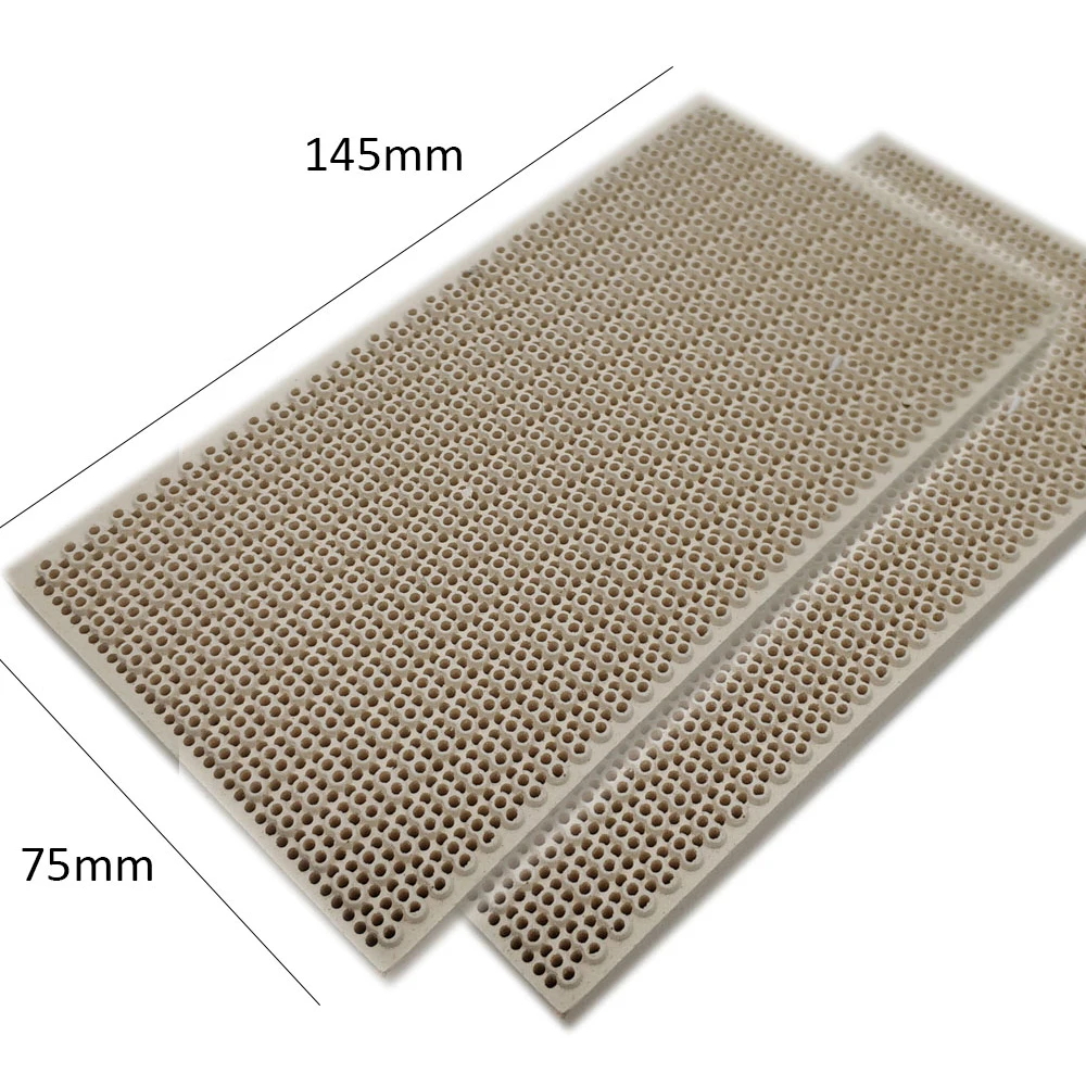 Room Space Honeycomb Ceramic Board Fireproof Infrared Propane LPG Gas Heating Appliance Burner Parts Heater Honeycomb Ceramic Board