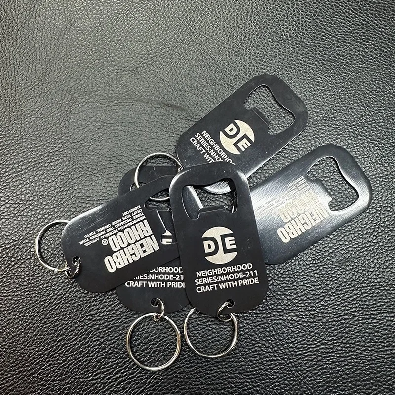 NBHD Stainless Steel Bottle Opener Keychain Camping
