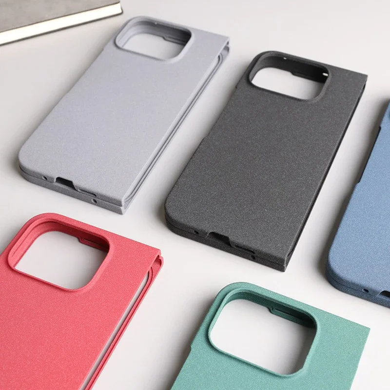 Sandstone Matte Hard PC Flip Phone Case for Google Pixel 9 Pro Fold Ultra Thin Anti-fall Full Protect Bumper for Pixel Fold 2 phone case,phone protector cover