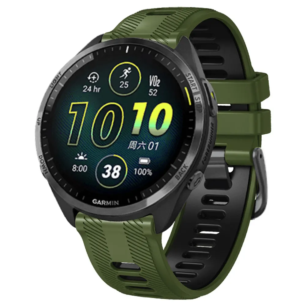 Garmin Forerunner 965 시계 스트랩 실리콘 팔찌 Forerunner 945 935 745 손목 밴드 교체 Correa 벨트 용 22mm 시계 밴드