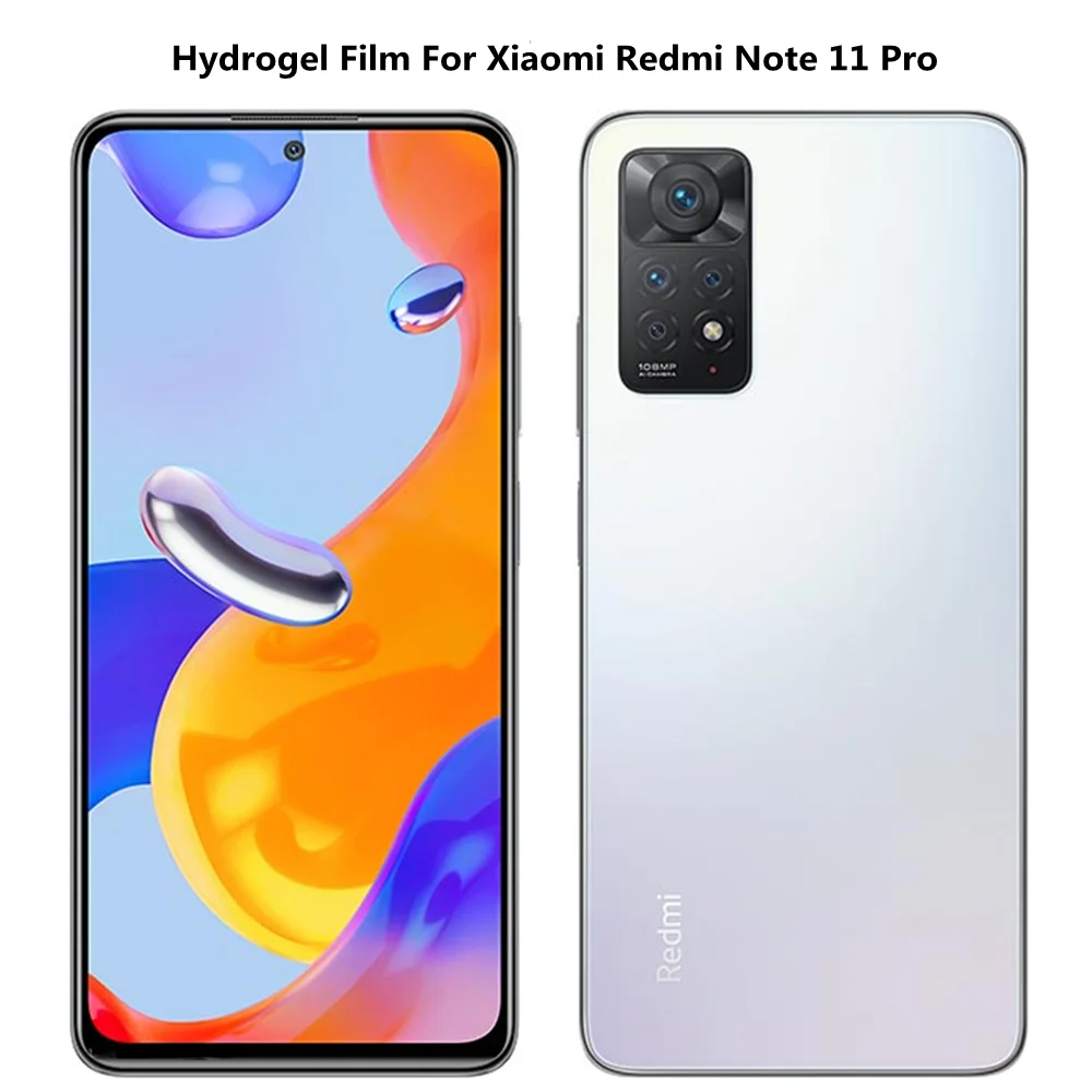 t mobile screen protector Dành Cho Xiaomi Redmi Note 10 10Pro 10 S Max 11 Tấm Bảo Vệ Màn Hình Hydrogel Bộ Phim Dành Cho Xiaomi Redmi Note 10 max Pro 10 S Ống Kính Bộ Phim mobile screen protector