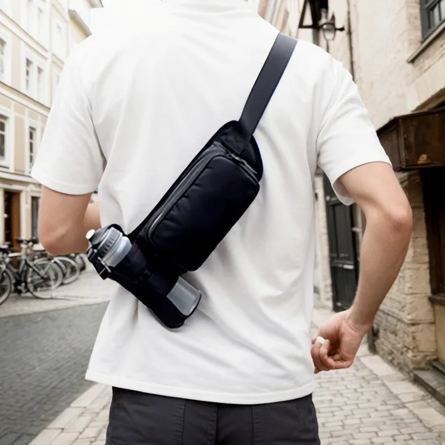 Running Sports Waist Bag, Outdoor Kettle Shouder Bag, Nylon Ultra Light Running Bag, Cycling Waist Bag, Wear-Resistant Phone Bag 3