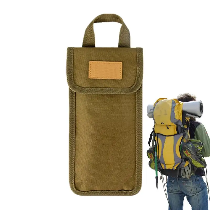 

Tent Stake Bag Waterproof Tent Peg Nails Bag With Handle Forged Steel Tent Pegs Camp Accessories Bag For Hiking And Camping