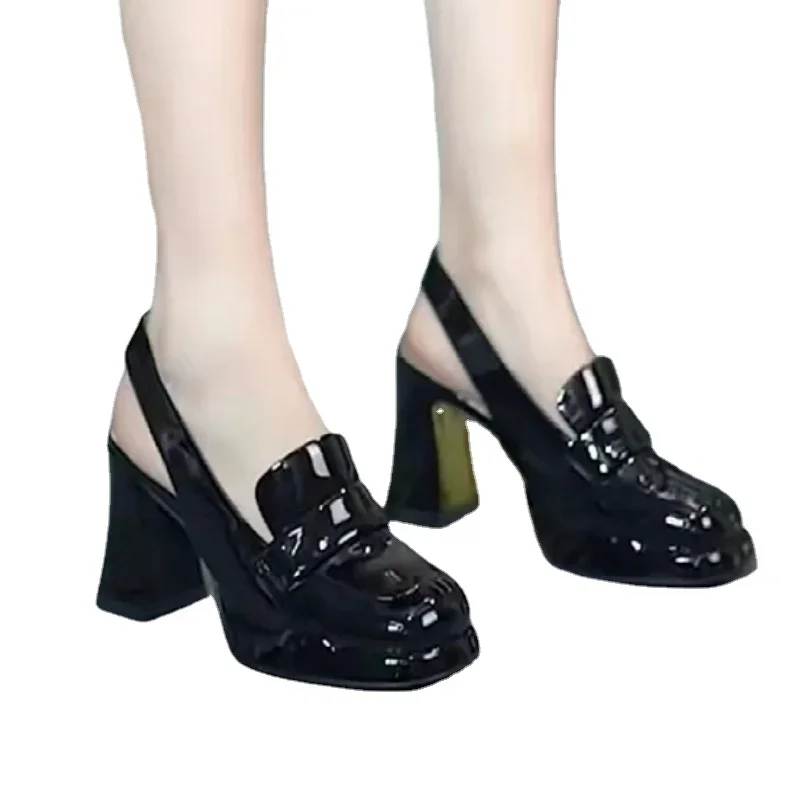 High Quality Female Shoes Autumn Women's Pumps Fashion Square High Heels Casual Wedges Platform Pumps Office Lady Shoes Zapatos